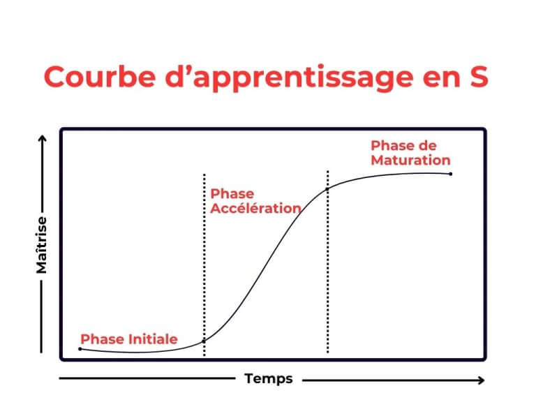 schéma courbe d'apprentissage en S
