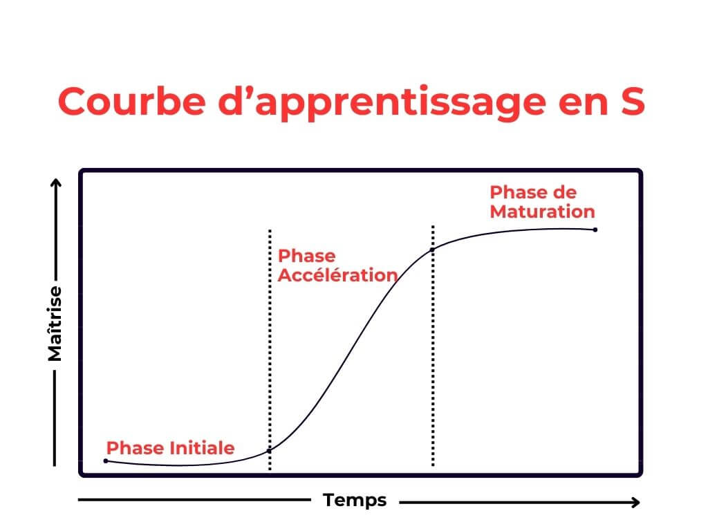 schéma courbe d'apprentissage en S